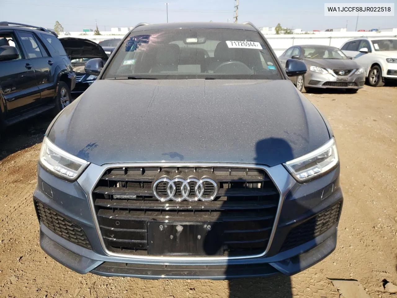 2018 Audi Q3 Premium Plus VIN: WA1JCCFS8JR022518 Lot: 71726944