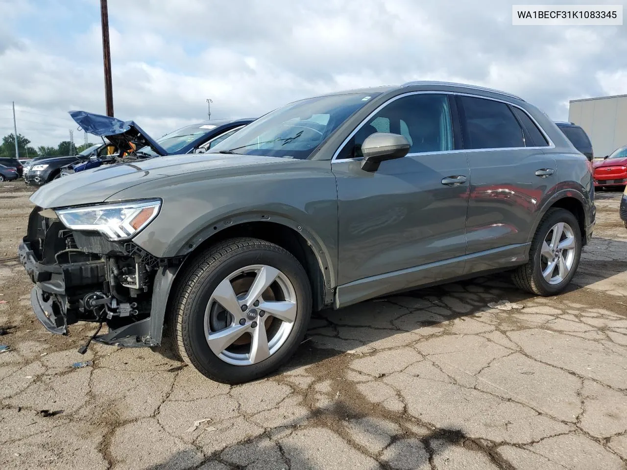 2019 Audi Q3 Premium Plus VIN: WA1BECF31K1083345 Lot: 62835714