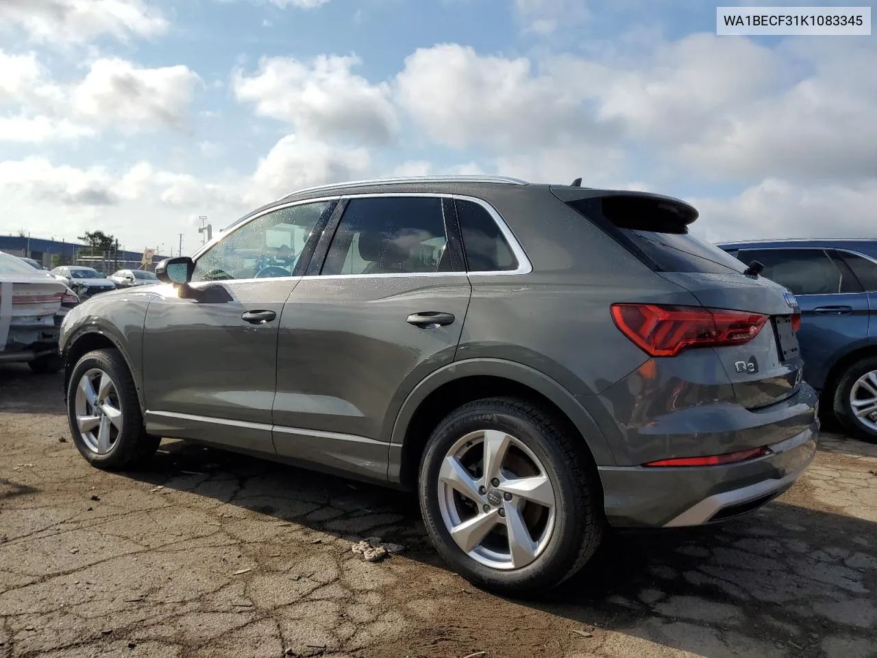 WA1BECF31K1083345 2019 Audi Q3 Premium Plus