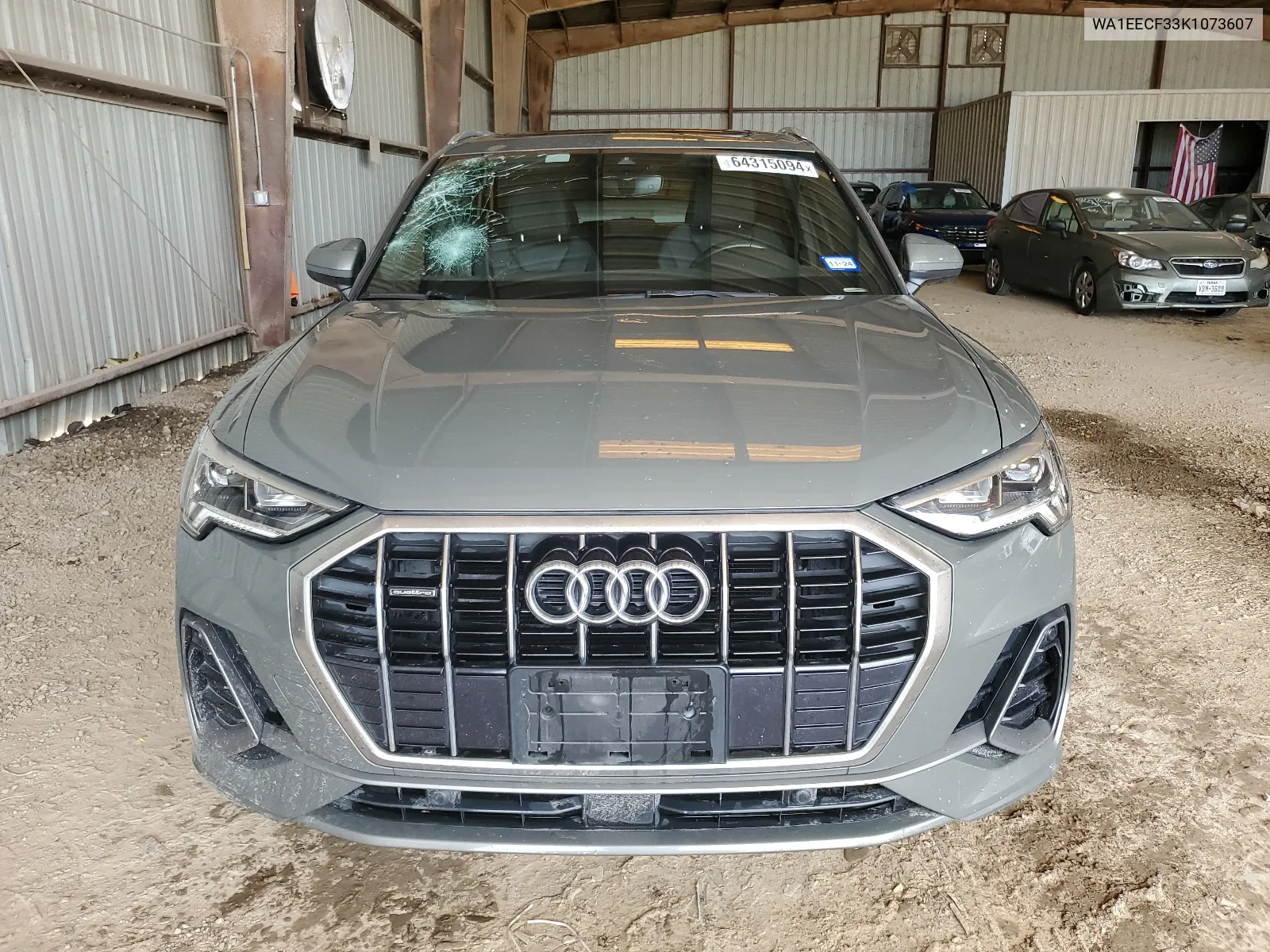 WA1EECF33K1073607 2019 Audi Q3 Premium Plus S-Line