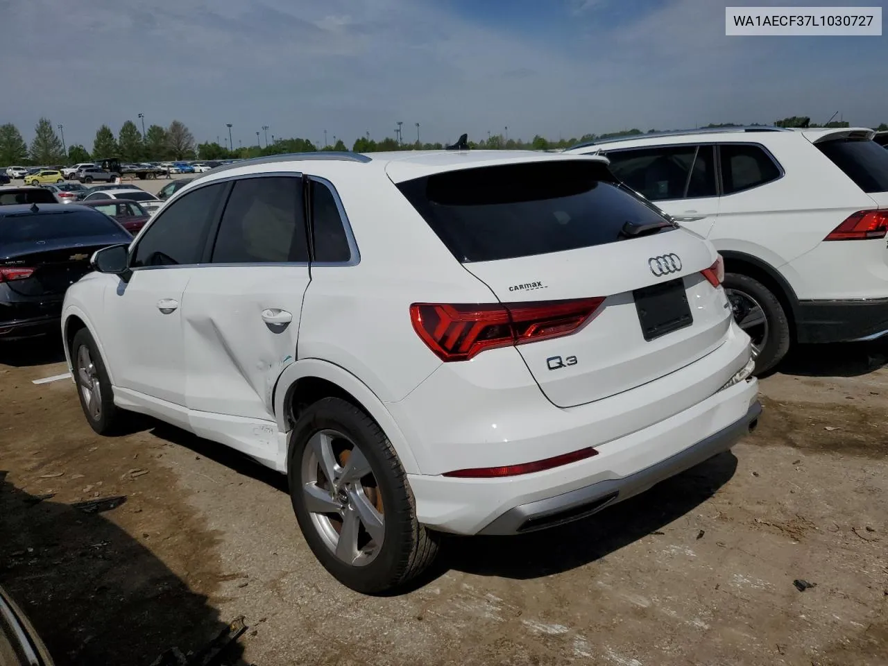 2020 Audi Q3 Premium VIN: WA1AECF37L1030727 Lot: 52333964