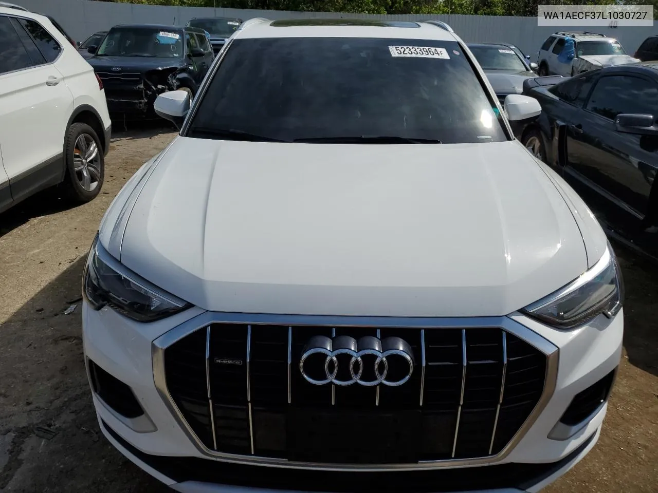 WA1AECF37L1030727 2020 Audi Q3 Premium