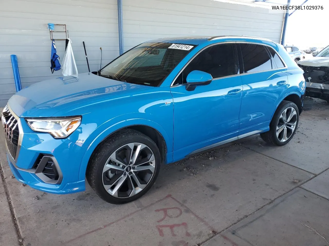 2020 Audi Q3 Premium Plus S-Line VIN: WA1EECF38L1029376 Lot: 61941214