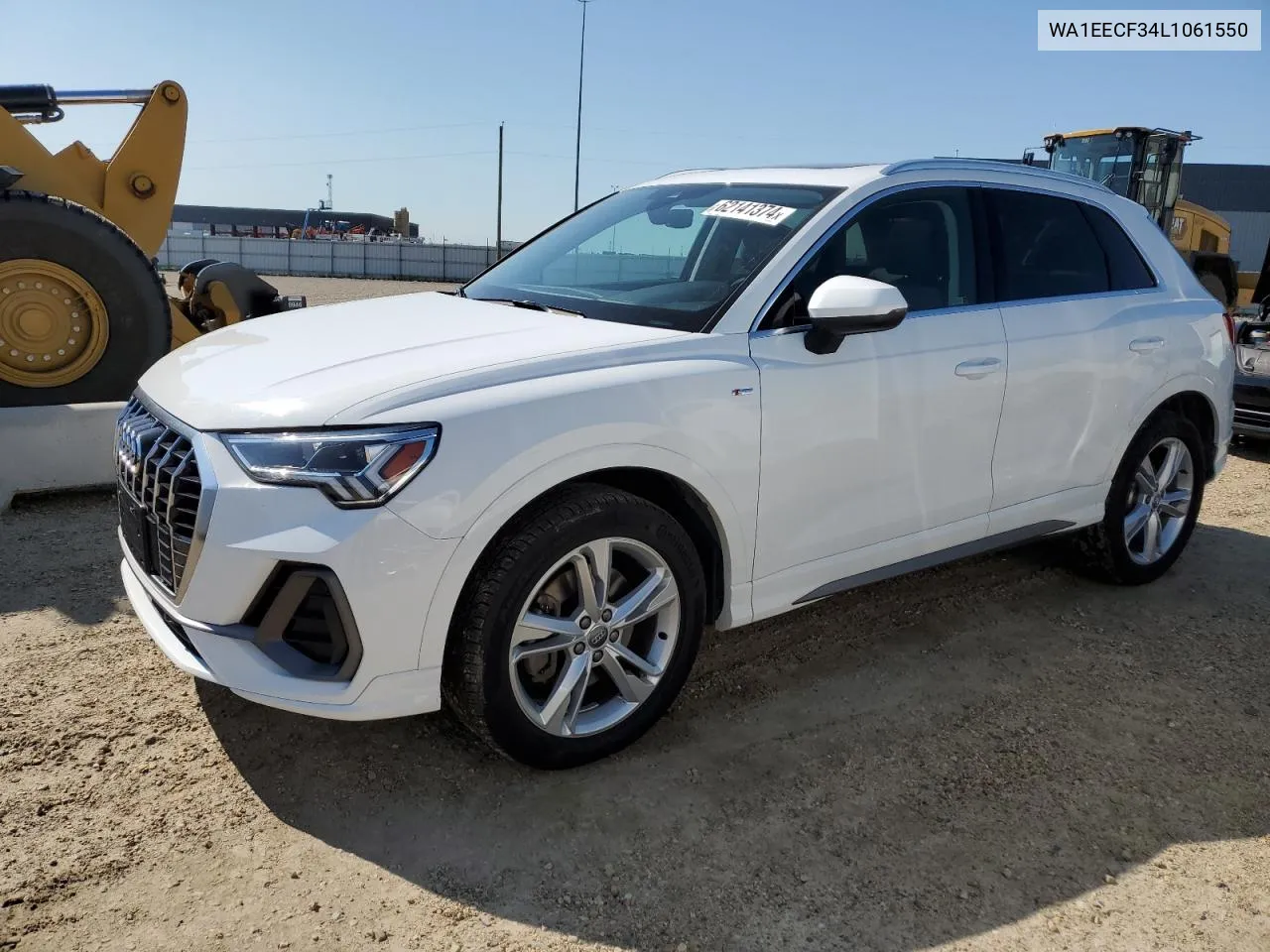 2020 Audi Q3 Premium Plus S-Line VIN: WA1EECF34L1061550 Lot: 62141374