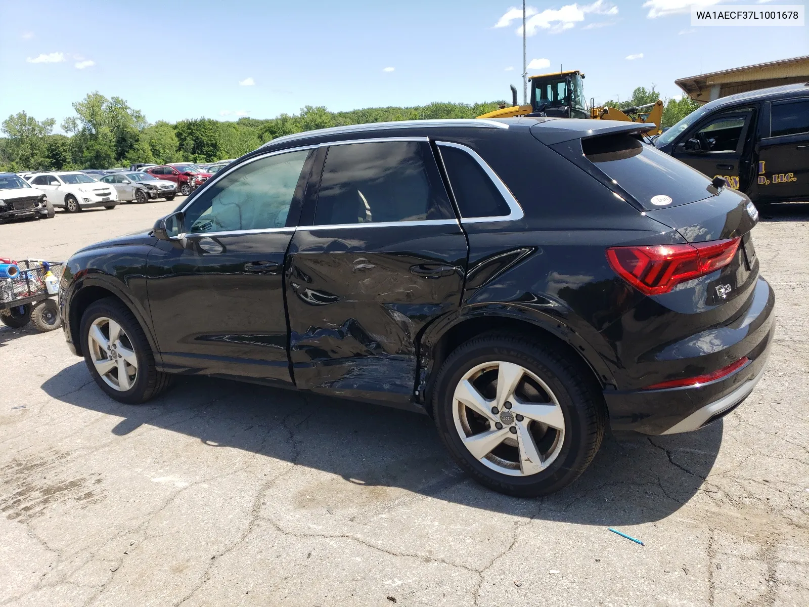 2020 Audi Q3 Premium VIN: WA1AECF37L1001678 Lot: 62696974