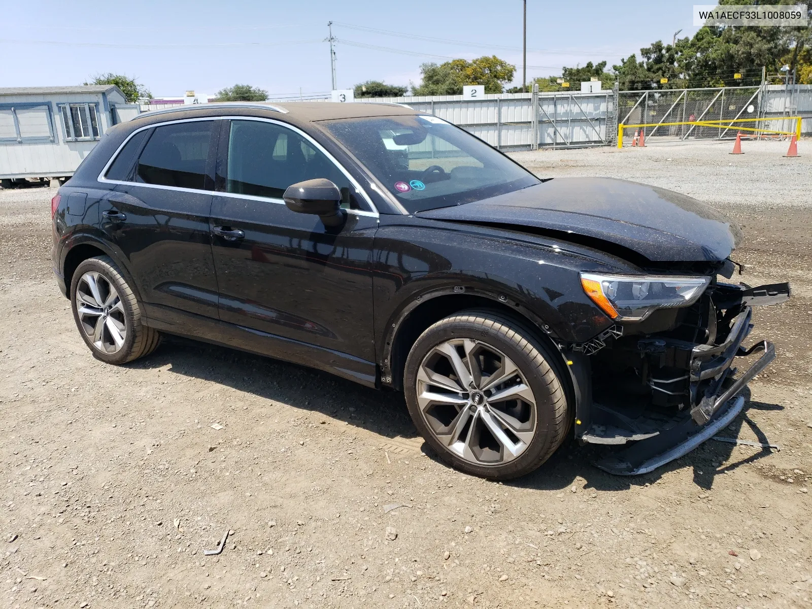 2020 Audi Q3 Premium VIN: WA1AECF33L1008059 Lot: 64462934