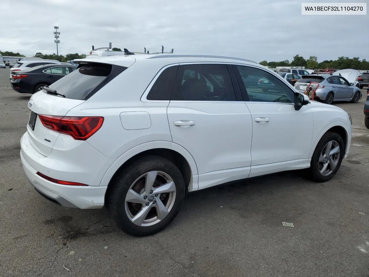 2020 Audi Q3 Premium Plus VIN: WA1BECF32L1104270 Lot: 69683894