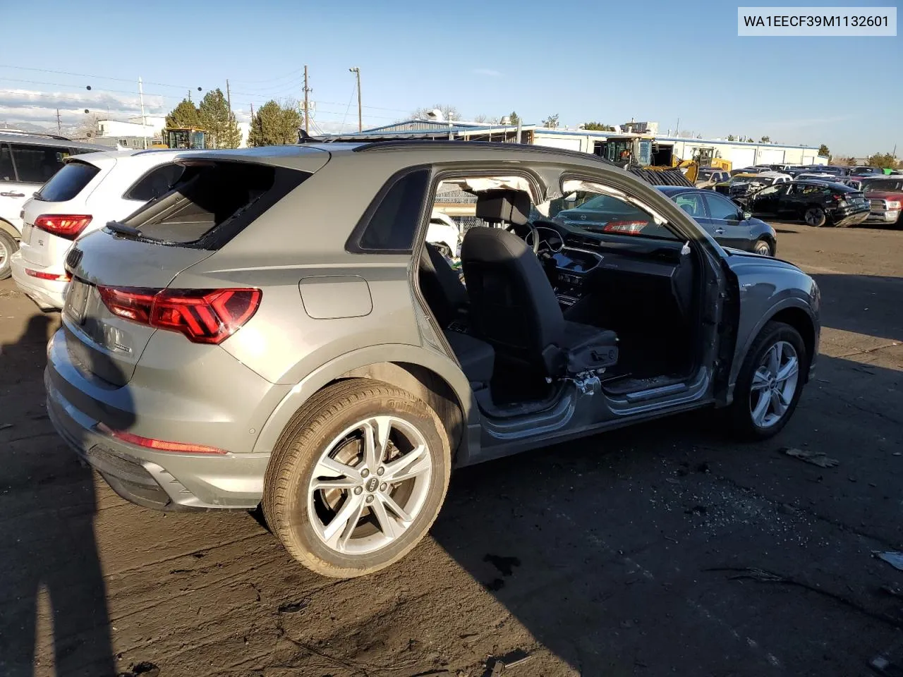 2021 Audi Q3 Premium Plus S Line 45 VIN: WA1EECF39M1132601 Lot: 48110104