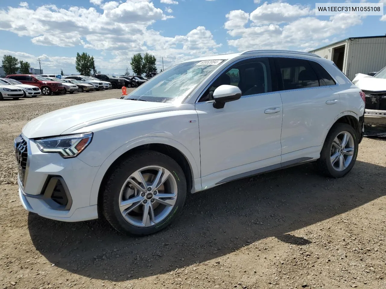 2021 Audi Q3 Premium Plus S Line 45 VIN: WA1EECF31M1055108 Lot: 60852084