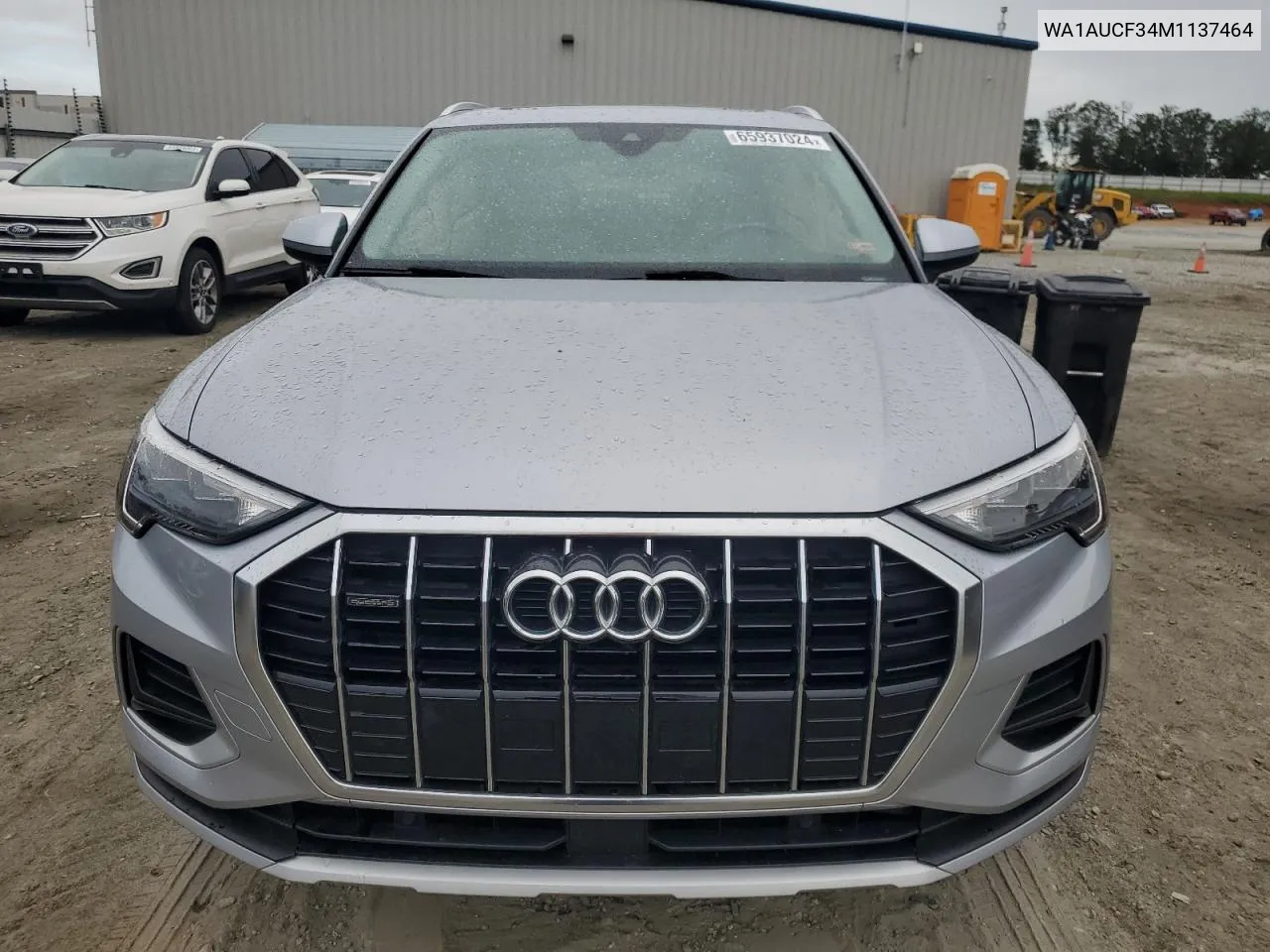 WA1AUCF34M1137464 2021 Audi Q3 Premium 40