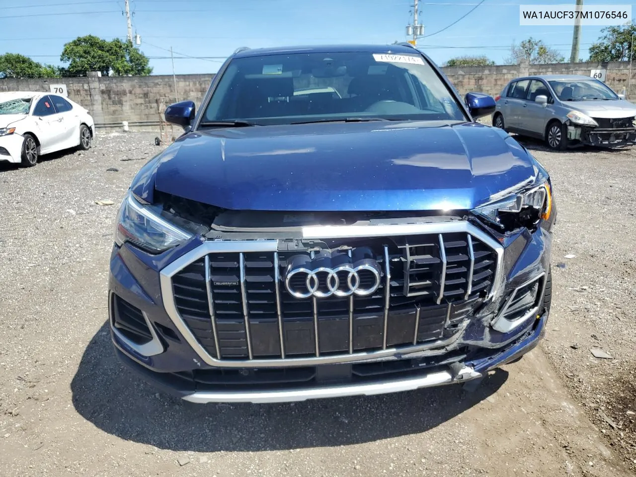 WA1AUCF37M1076546 2021 Audi Q3 Premium 40