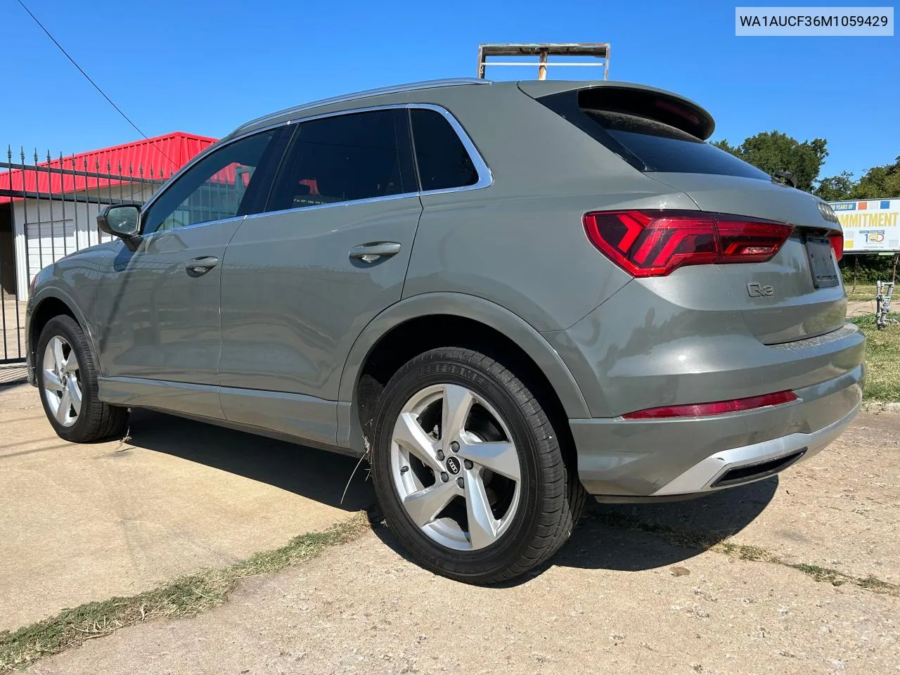 2021 Audi Q3 Premium 40 VIN: WA1AUCF36M1059429 Lot: 72133194