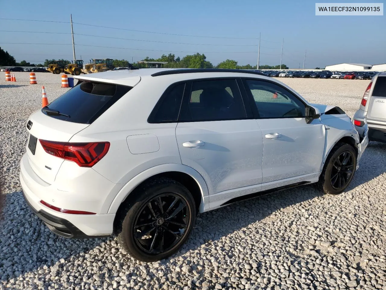 2022 Audi Q3 Premium Plus S Line 45 VIN: WA1EECF32N1099135 Lot: 60220474