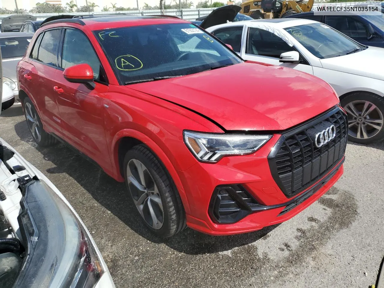 2022 Audi Q3 Premium Plus S Line 45 VIN: WA1EECF35N1035154 Lot: 61553124