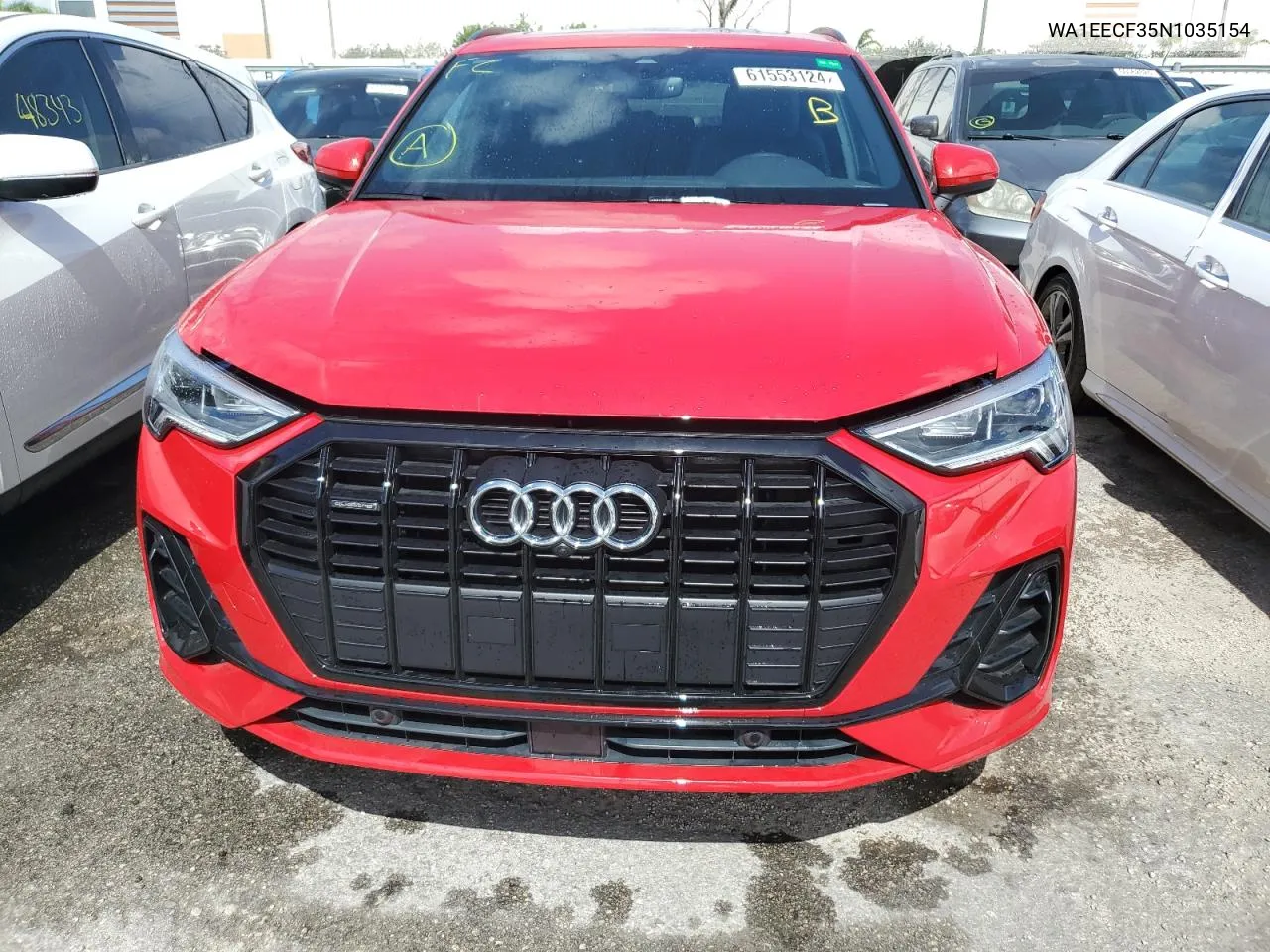 2022 Audi Q3 Premium Plus S Line 45 VIN: WA1EECF35N1035154 Lot: 61553124