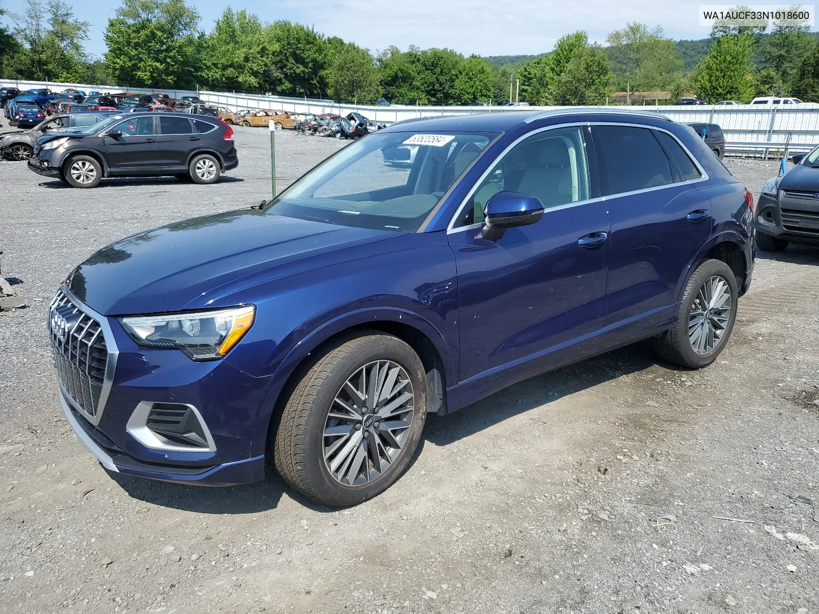 WA1AUCF33N1018600 2022 Audi Q3 Premium 40