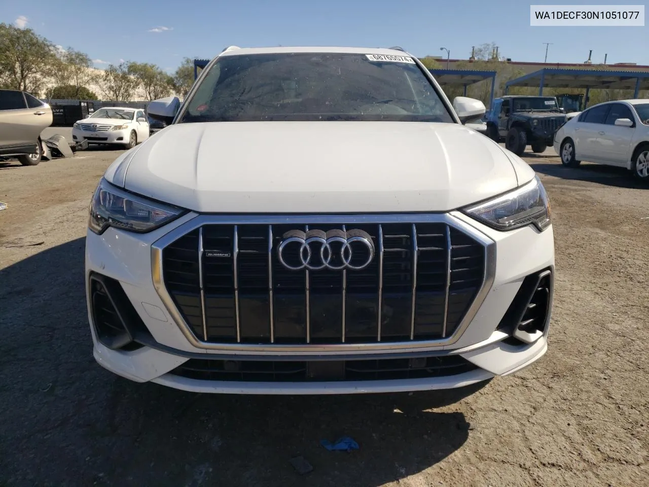 2022 Audi Q3 Premium S Line 45 VIN: WA1DECF30N1051077 Lot: 68765574