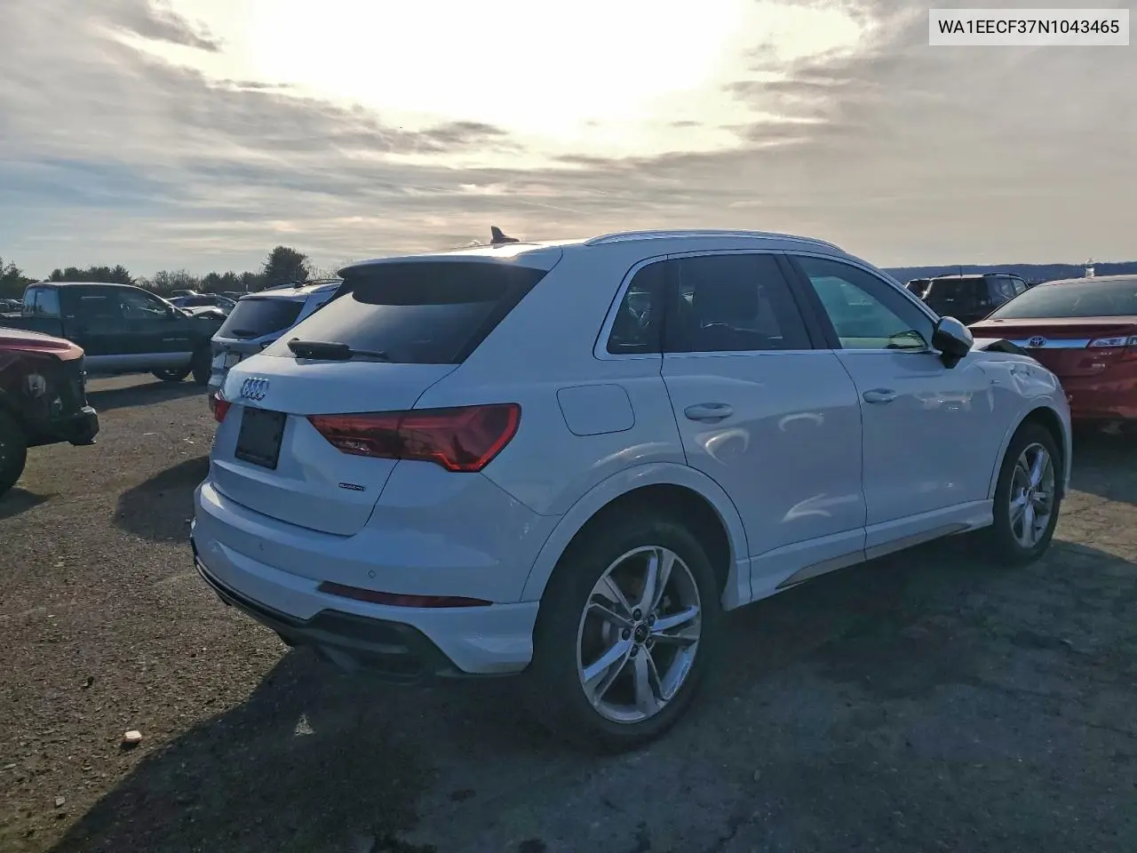 WA1EECF37N1043465 2022 Audi Q3 Premium Plus S Line 45