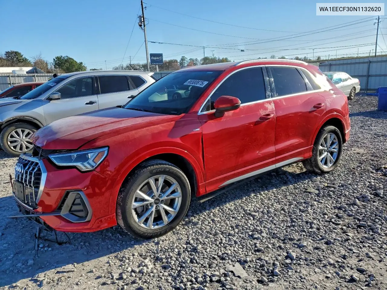 WA1EECF30N1132620 2022 Audi Q3 Premium Plus S Line 45