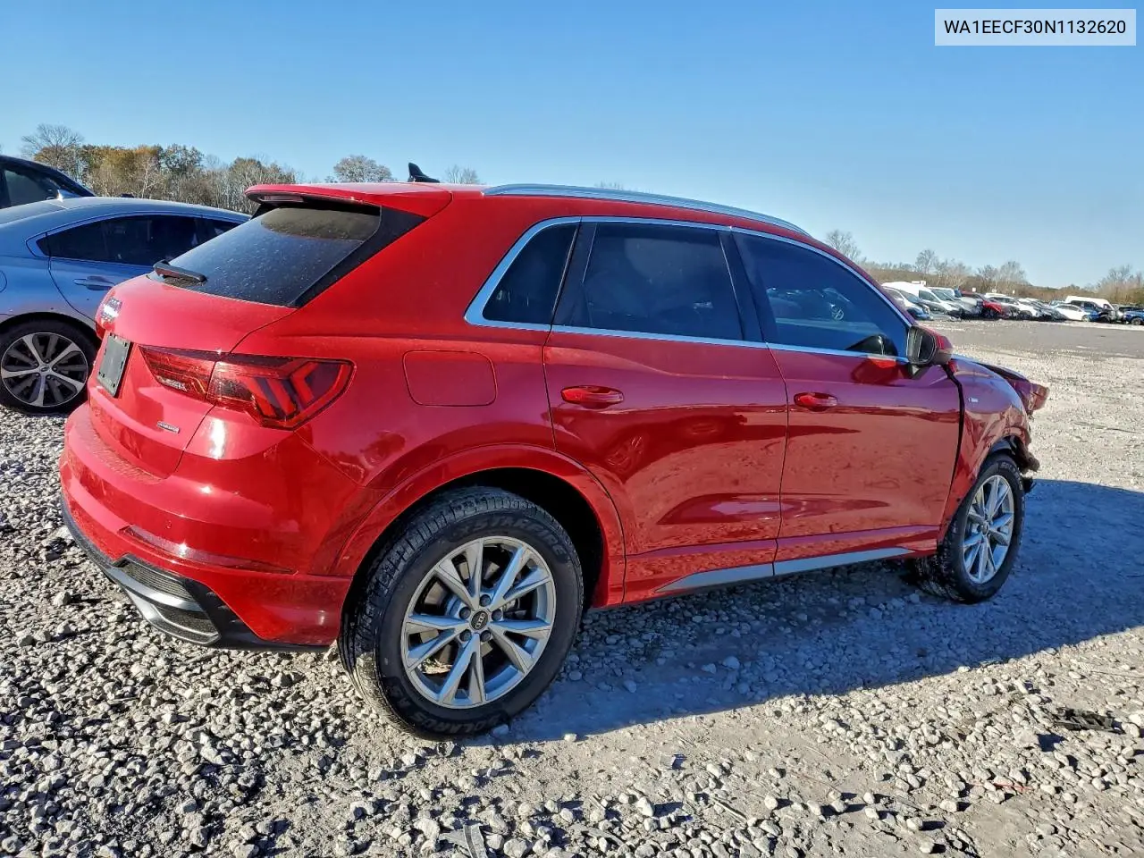 WA1EECF30N1132620 2022 Audi Q3 Premium Plus S Line 45
