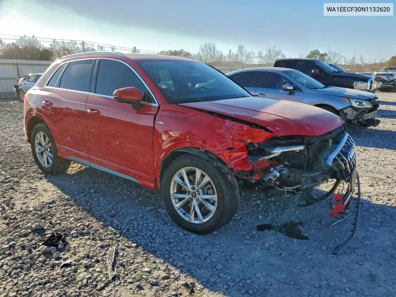 WA1EECF30N1132620 2022 Audi Q3 Premium Plus S Line 45