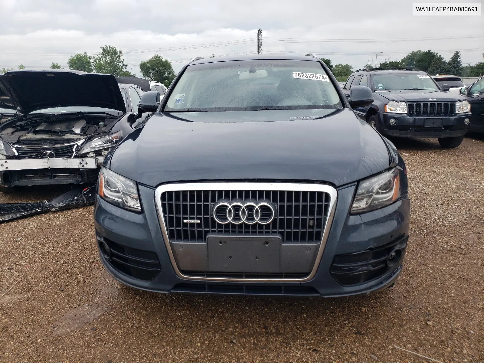 2011 Audi Q5 Premium Plus VIN: WA1LFAFP4BA080691 Lot: 62322674