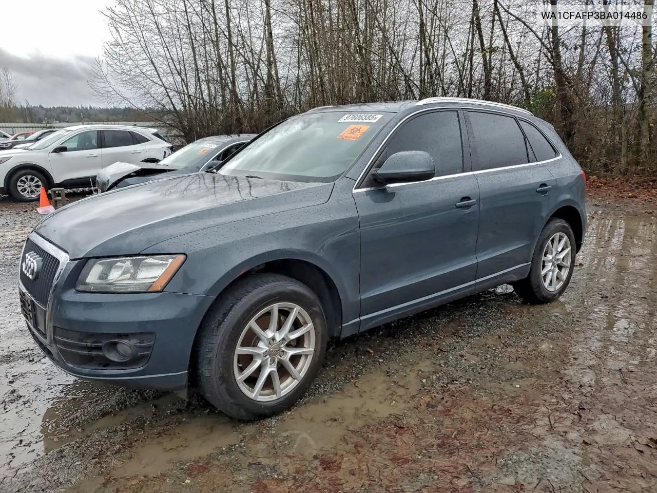 WA1CFAFP3BA014486 2011 Audi Q5 Premium