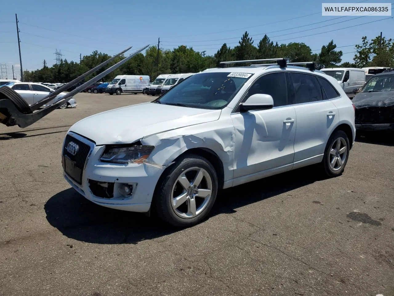 2012 Audi Q5 Premium Plus VIN: WA1LFAFPXCA086335 Lot: 60339064