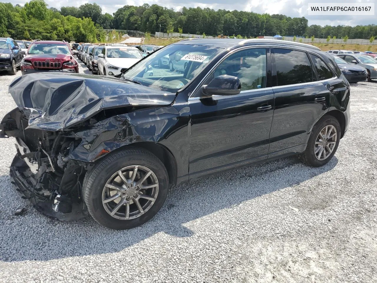 2012 Audi Q5 Premium Plus VIN: WA1LFAFP6CA016167 Lot: 61275694