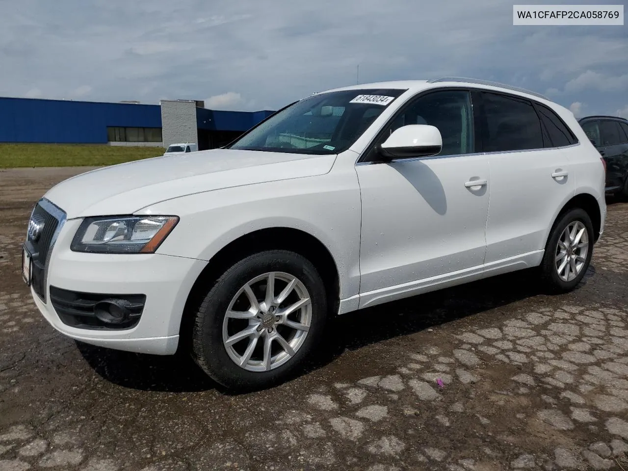 2012 Audi Q5 Premium VIN: WA1CFAFP2CA058769 Lot: 61843034