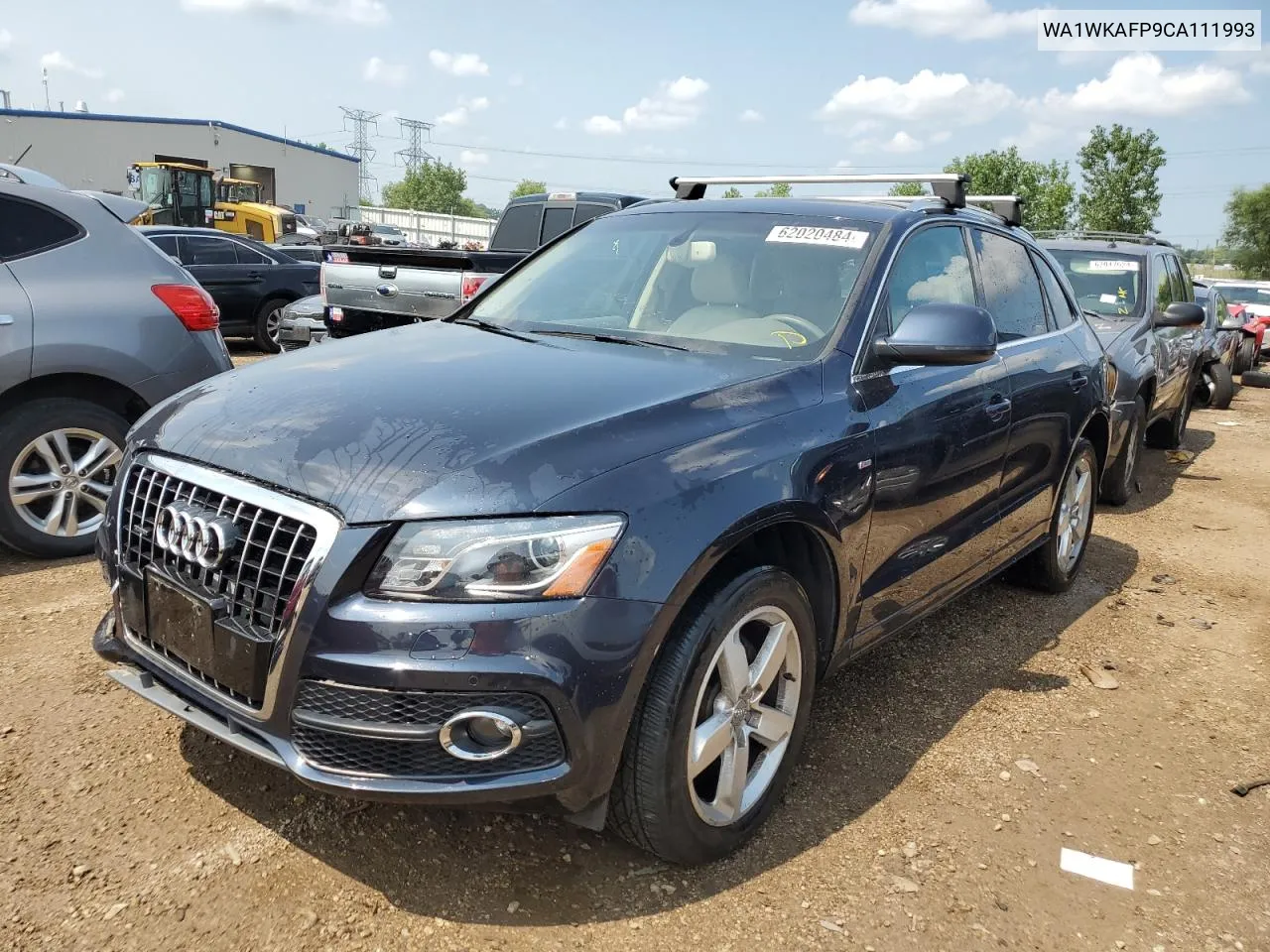 2012 Audi Q5 Prestige VIN: WA1WKAFP9CA111993 Lot: 62020484