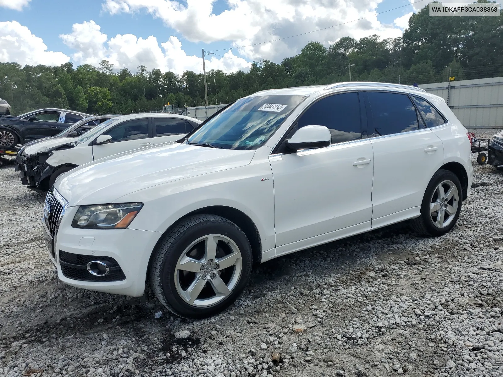 2012 Audi Q5 Premium Plus VIN: WA1DKAFP3CA038868 Lot: 64447414