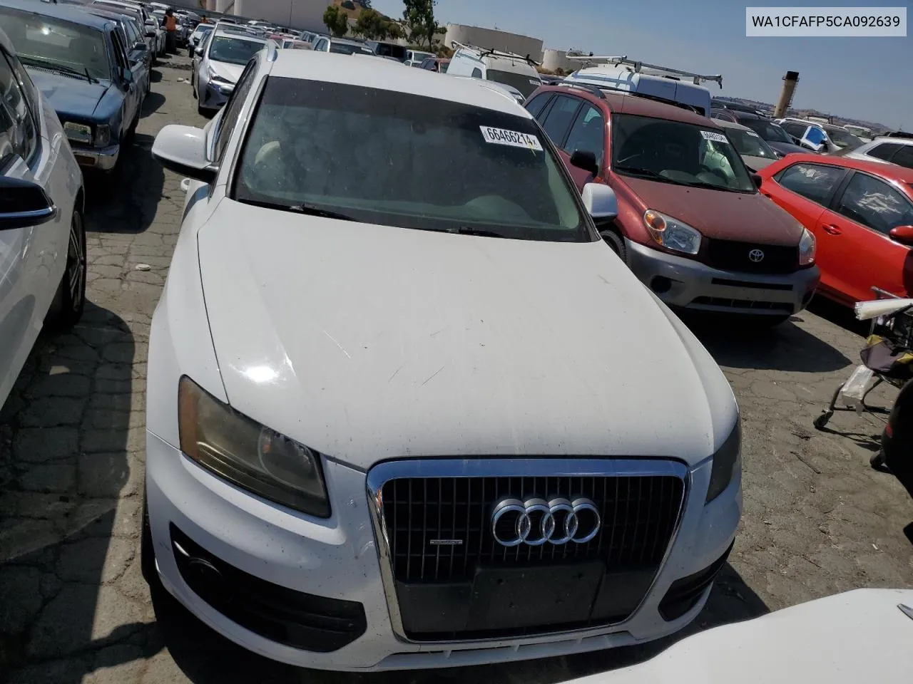 2012 Audi Q5 Premium VIN: WA1CFAFP5CA092639 Lot: 66466214