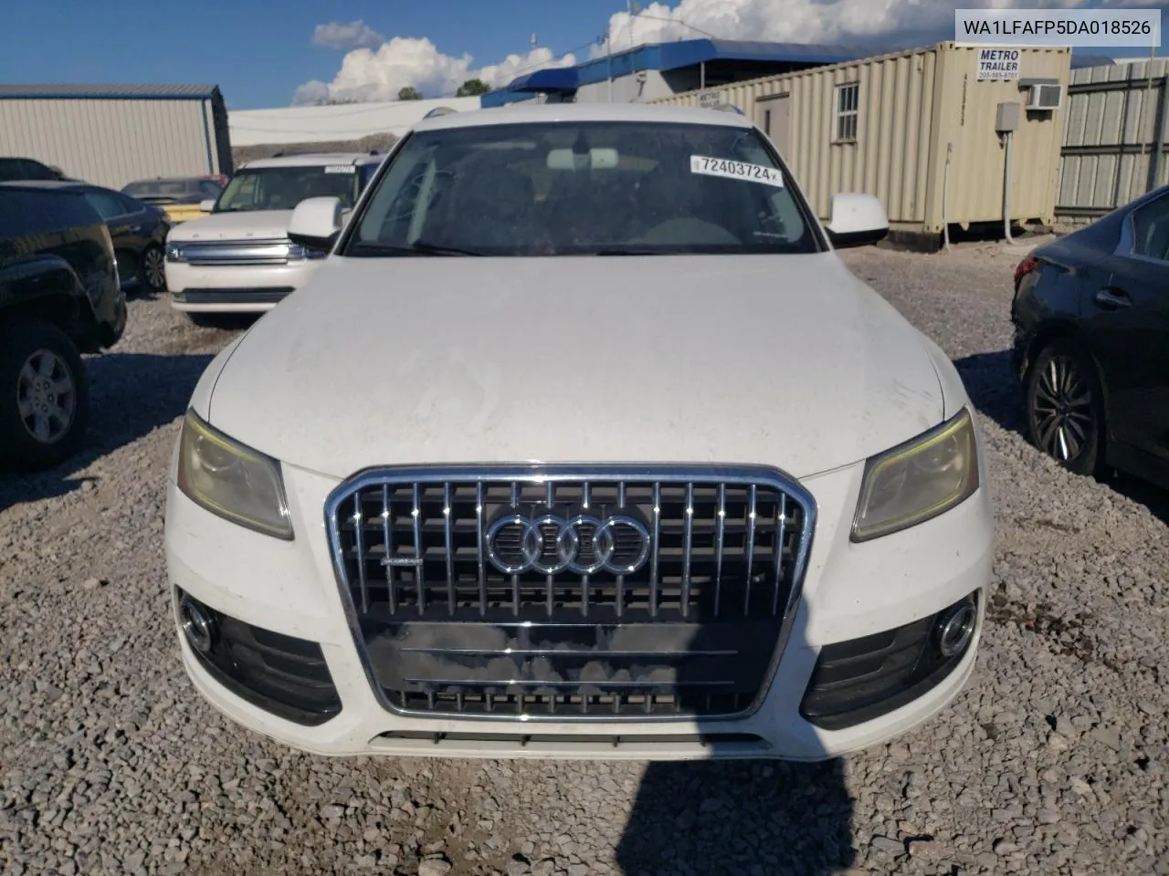 WA1LFAFP5DA018526 2013 Audi Q5 Premium Plus