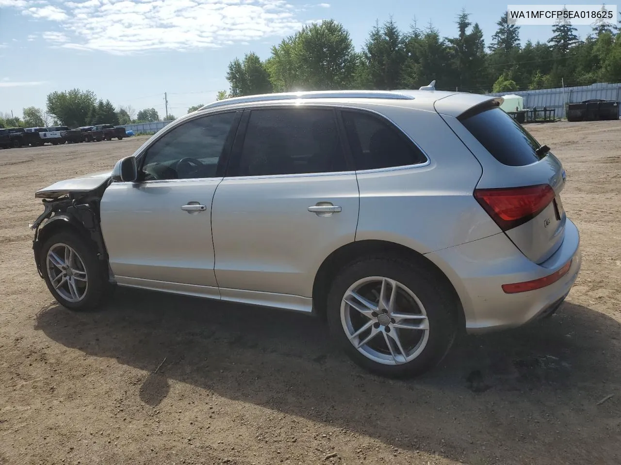 2014 Audi Q5 Progressiv VIN: WA1MFCFP5EA018625 Lot: 61077244