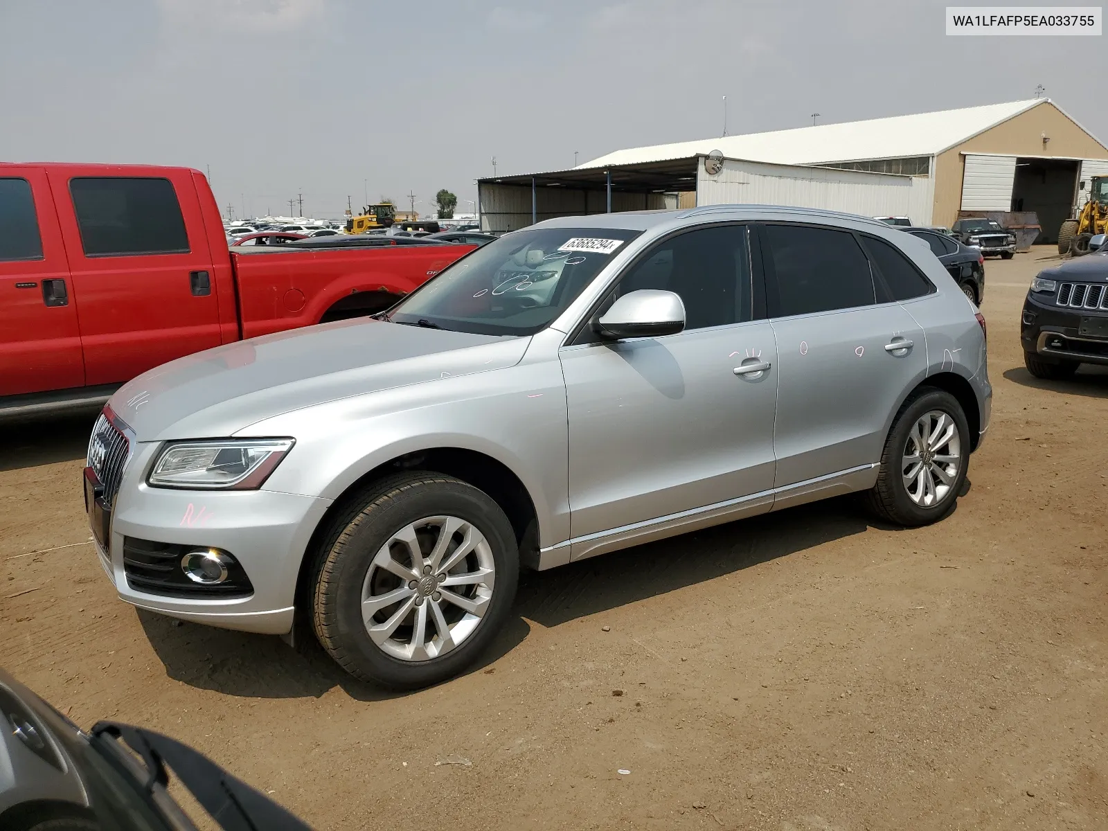 WA1LFAFP5EA033755 2014 Audi Q5 Premium Plus