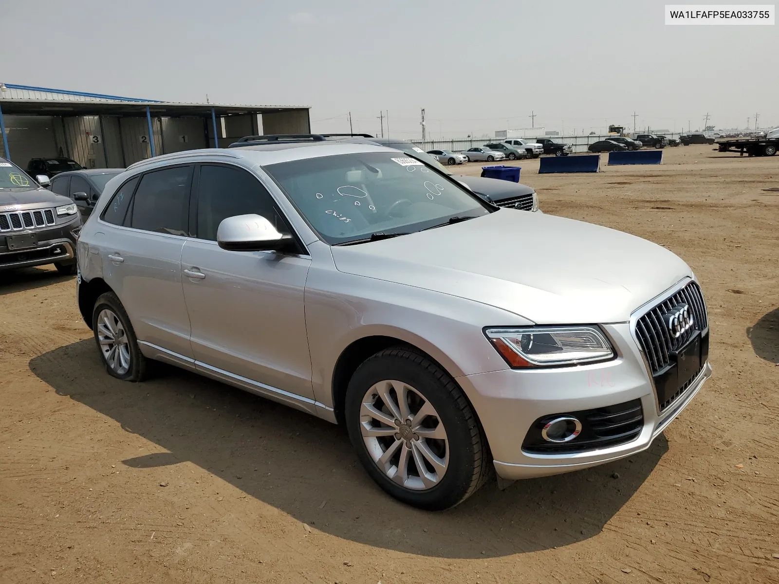 2014 Audi Q5 Premium Plus VIN: WA1LFAFP5EA033755 Lot: 63685294