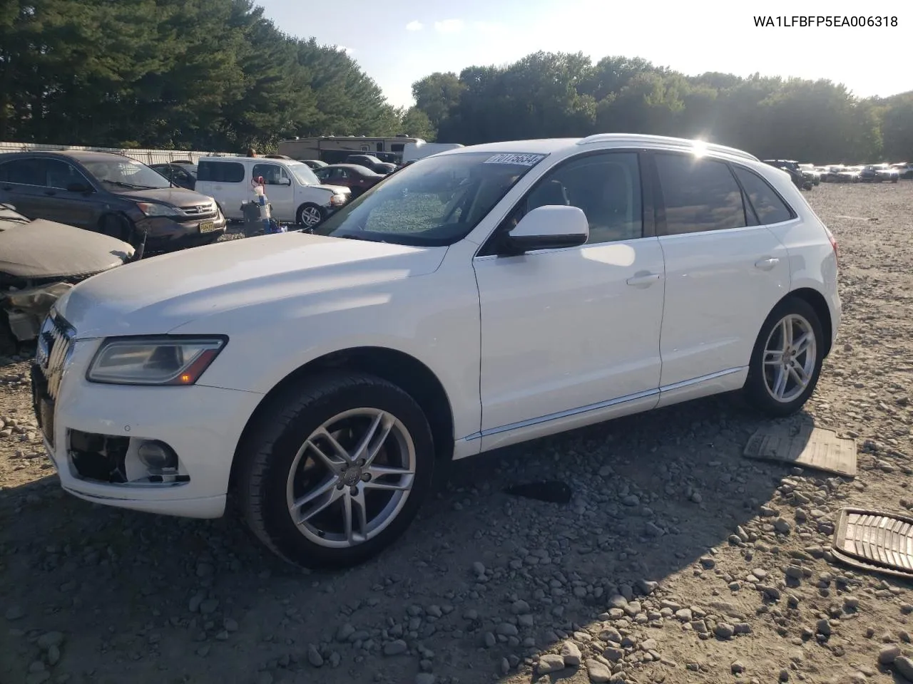 2014 Audi Q5 Premium Plus VIN: WA1LFBFP5EA006318 Lot: 70175634