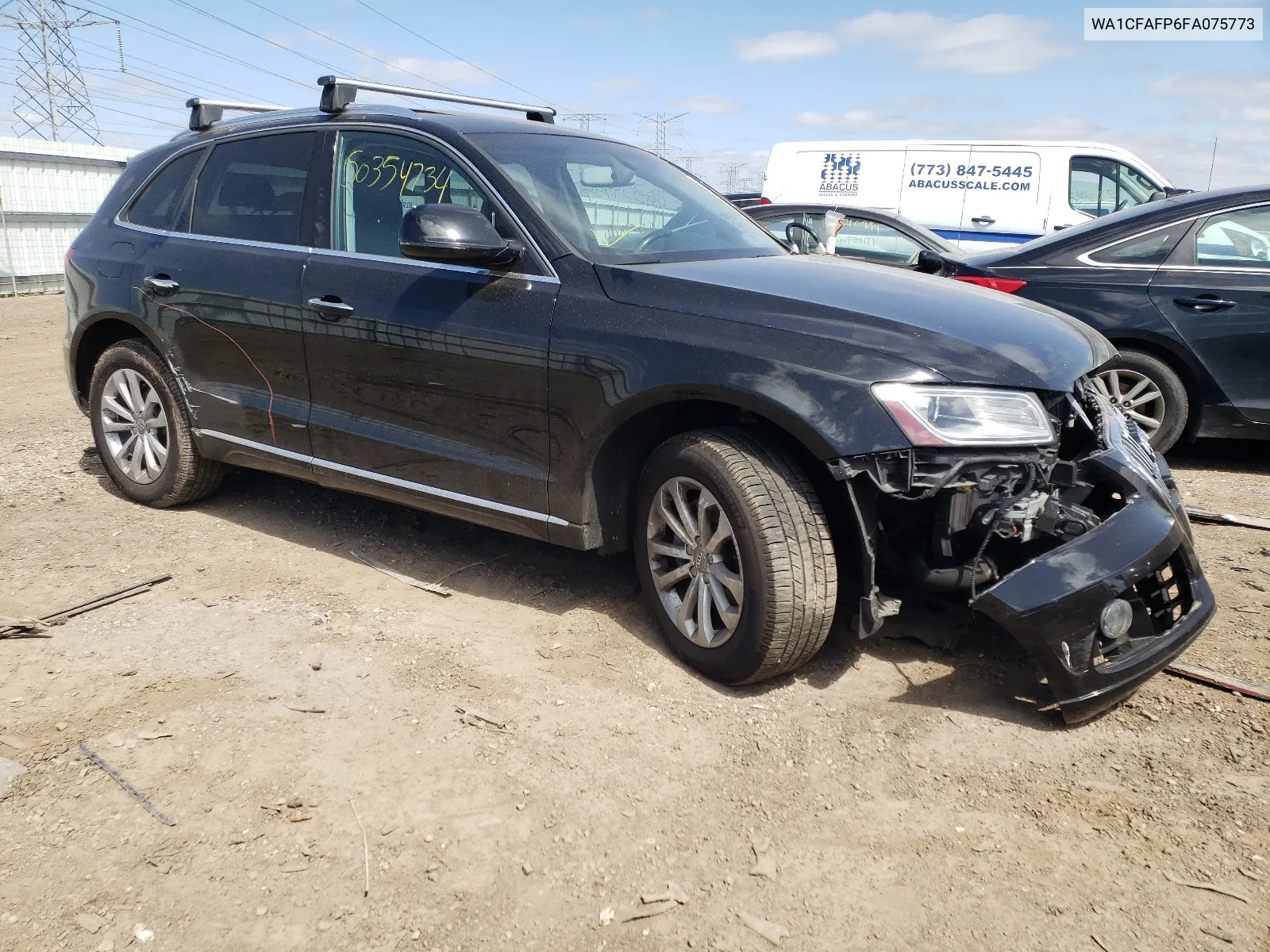 2015 Audi Q5 Premium VIN: WA1CFAFP6FA075773 Lot: 50354734