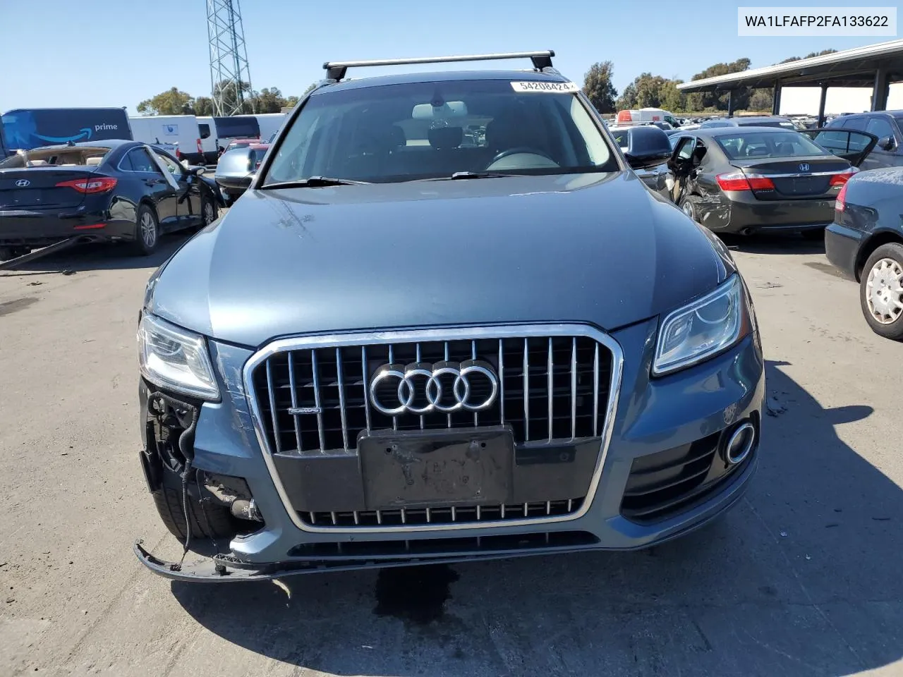 2015 Audi Q5 Premium Plus VIN: WA1LFAFP2FA133622 Lot: 54208424