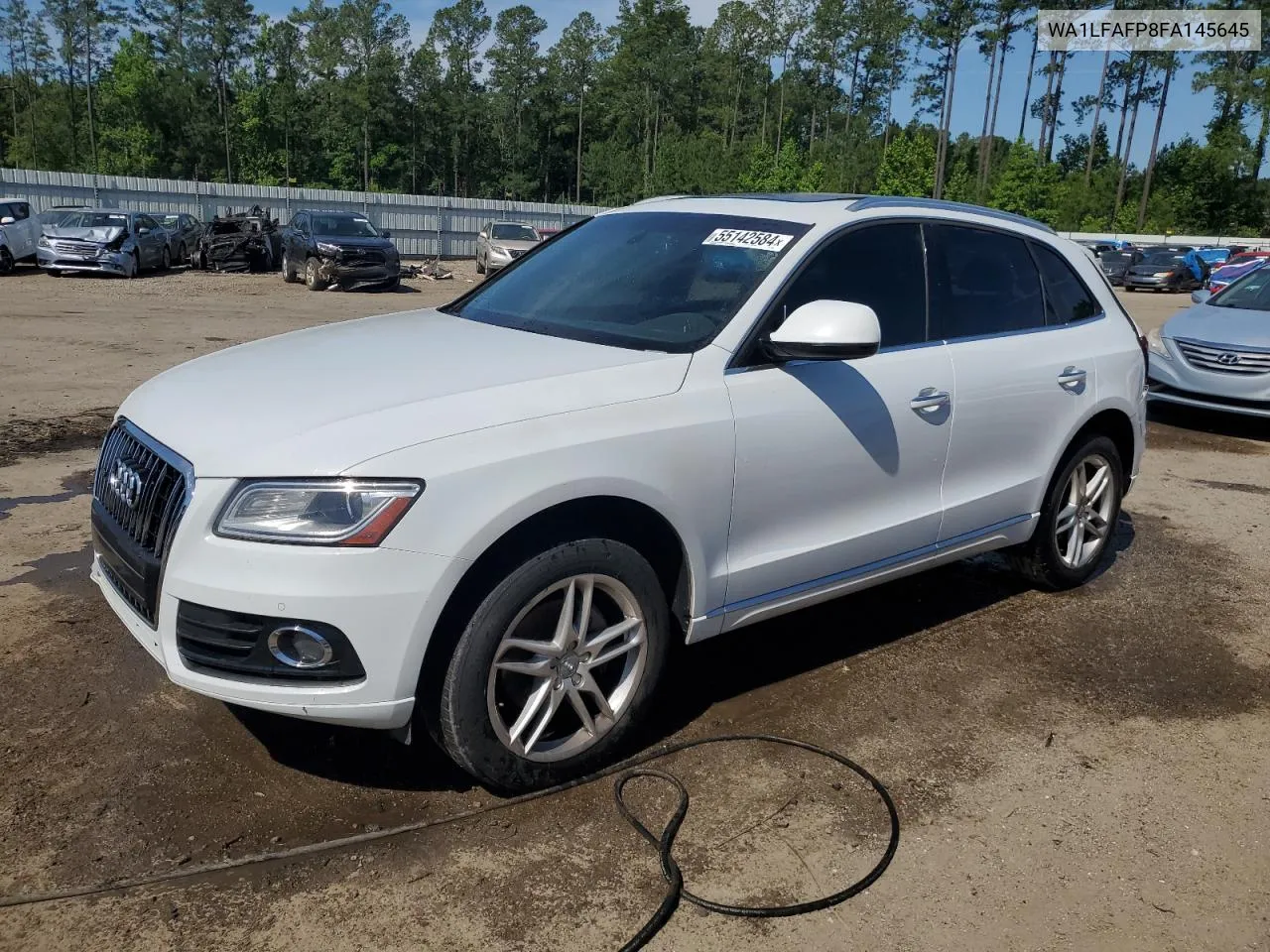 2015 Audi Q5 Premium Plus VIN: WA1LFAFP8FA145645 Lot: 55142584