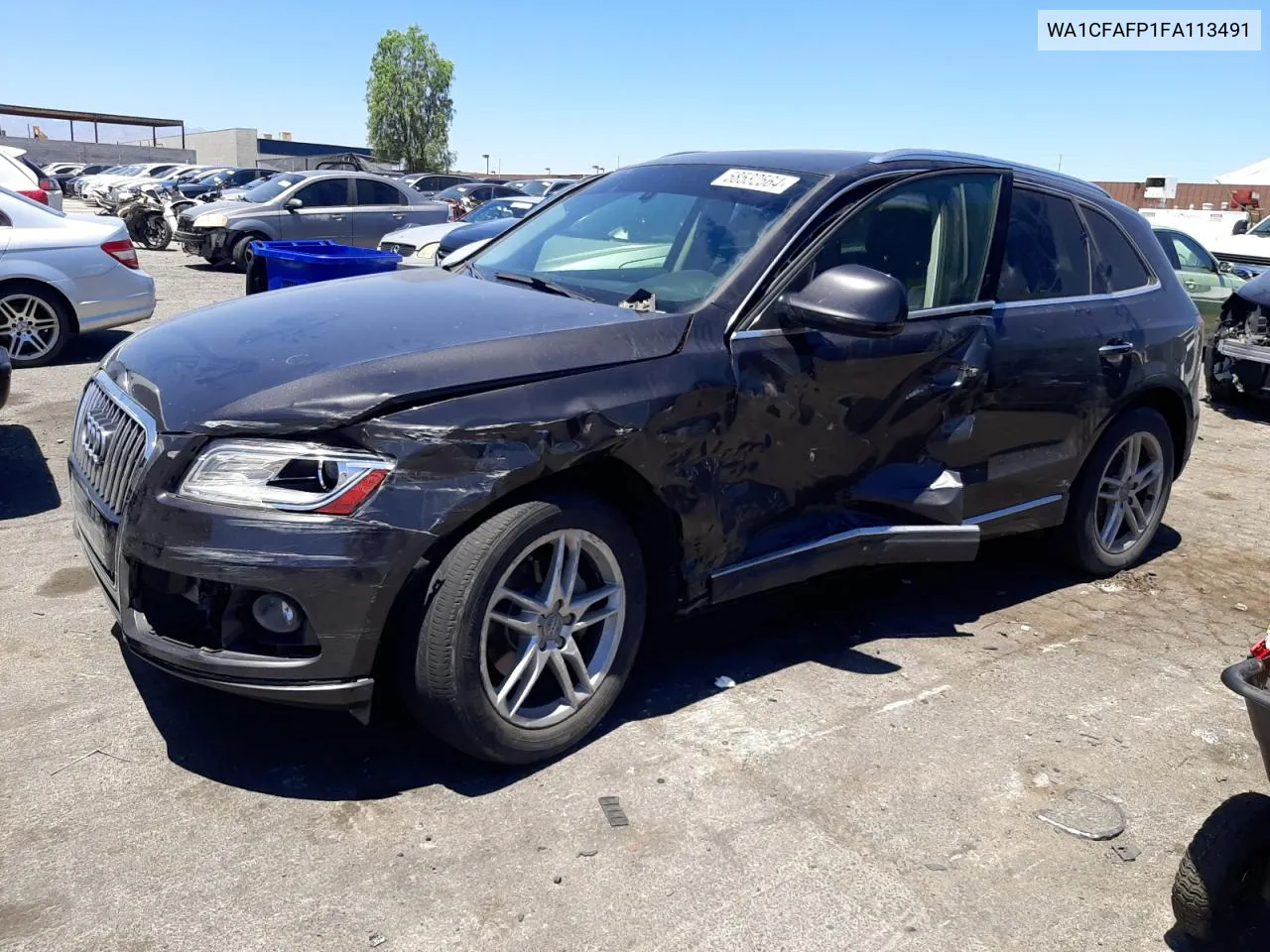 2015 Audi Q5 Premium VIN: WA1CFAFP1FA113491 Lot: 58532564