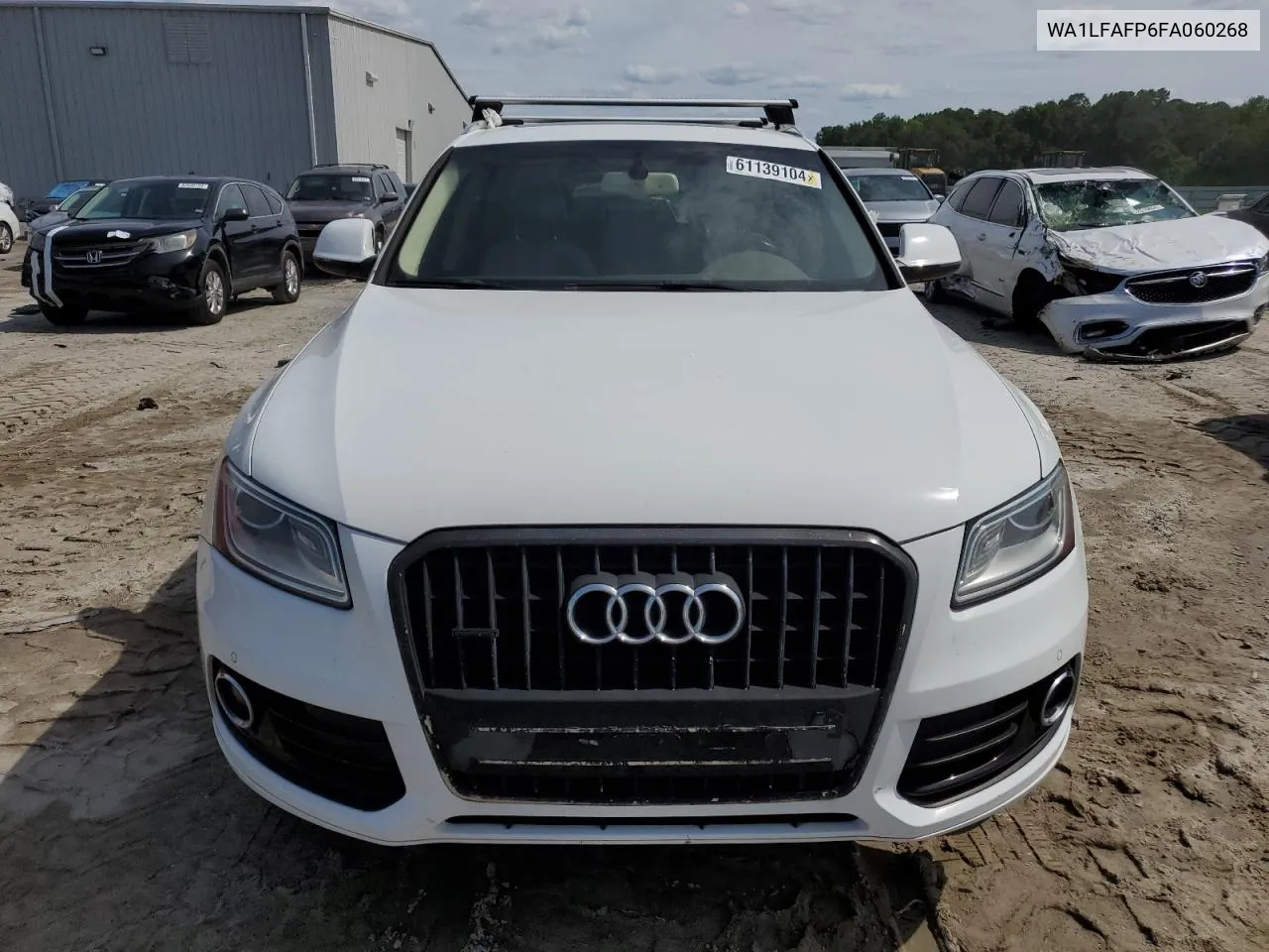 2015 Audi Q5 Premium Plus VIN: WA1LFAFP6FA060268 Lot: 61139104