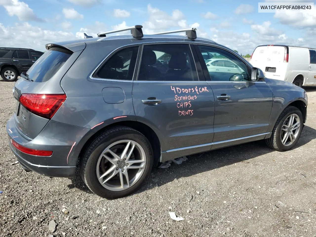 2015 Audi Q5 Premium VIN: WA1CFAFP0FA084243 Lot: 61419534