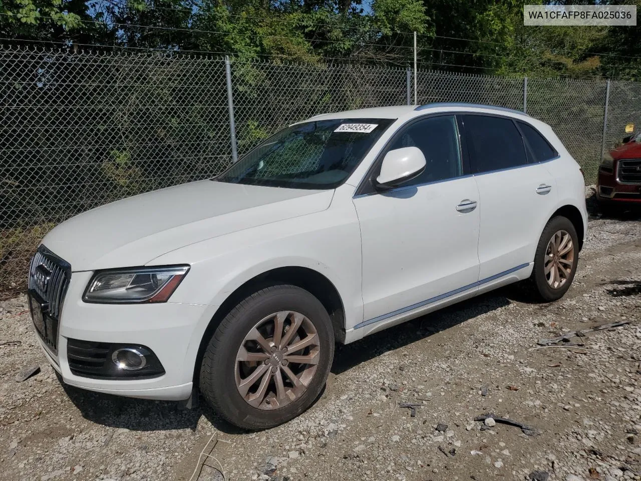 2015 Audi Q5 Premium VIN: WA1CFAFP8FA025036 Lot: 62949354