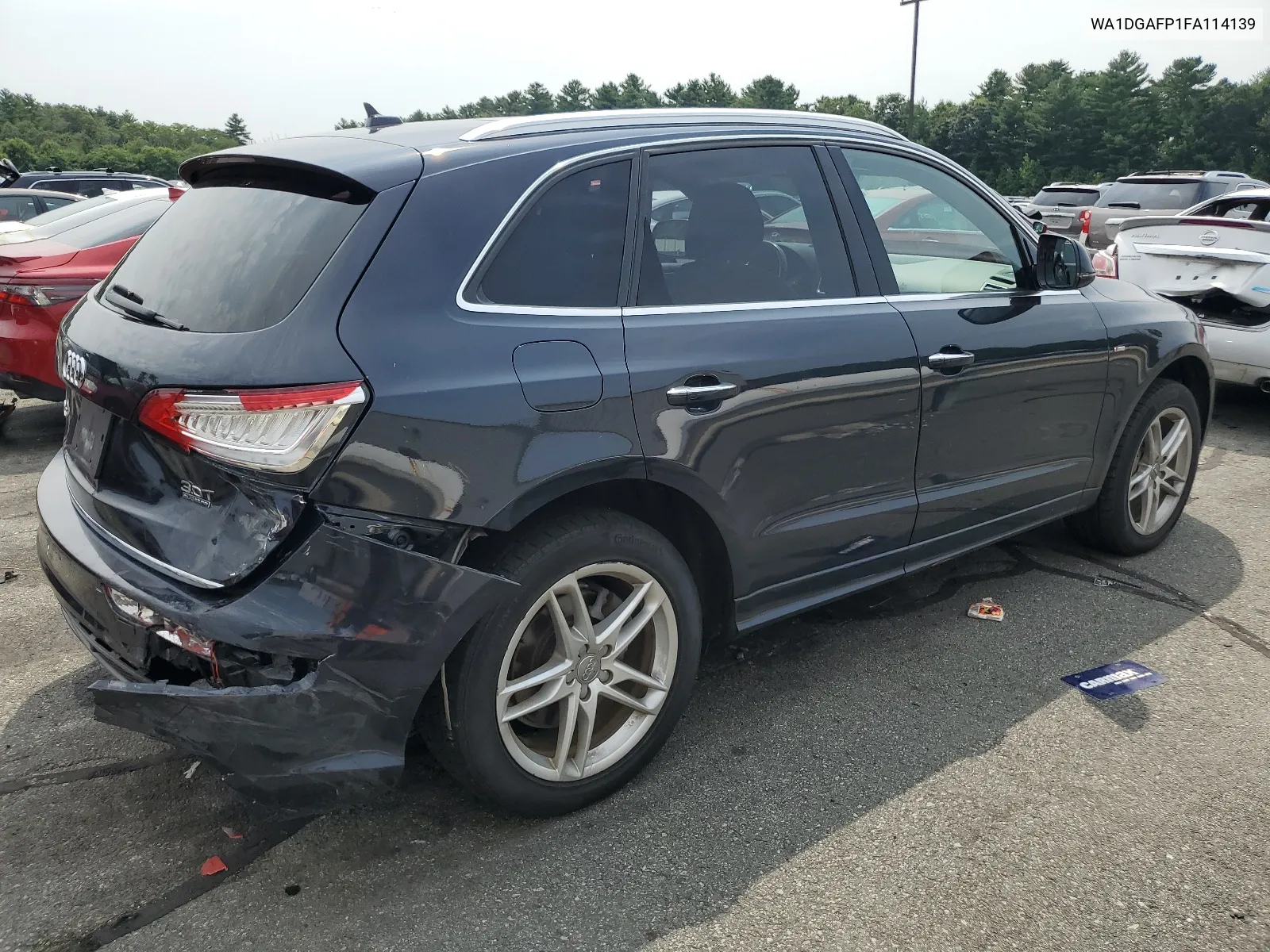 2015 Audi Q5 Premium Plus VIN: WA1DGAFP1FA114139 Lot: 63520354