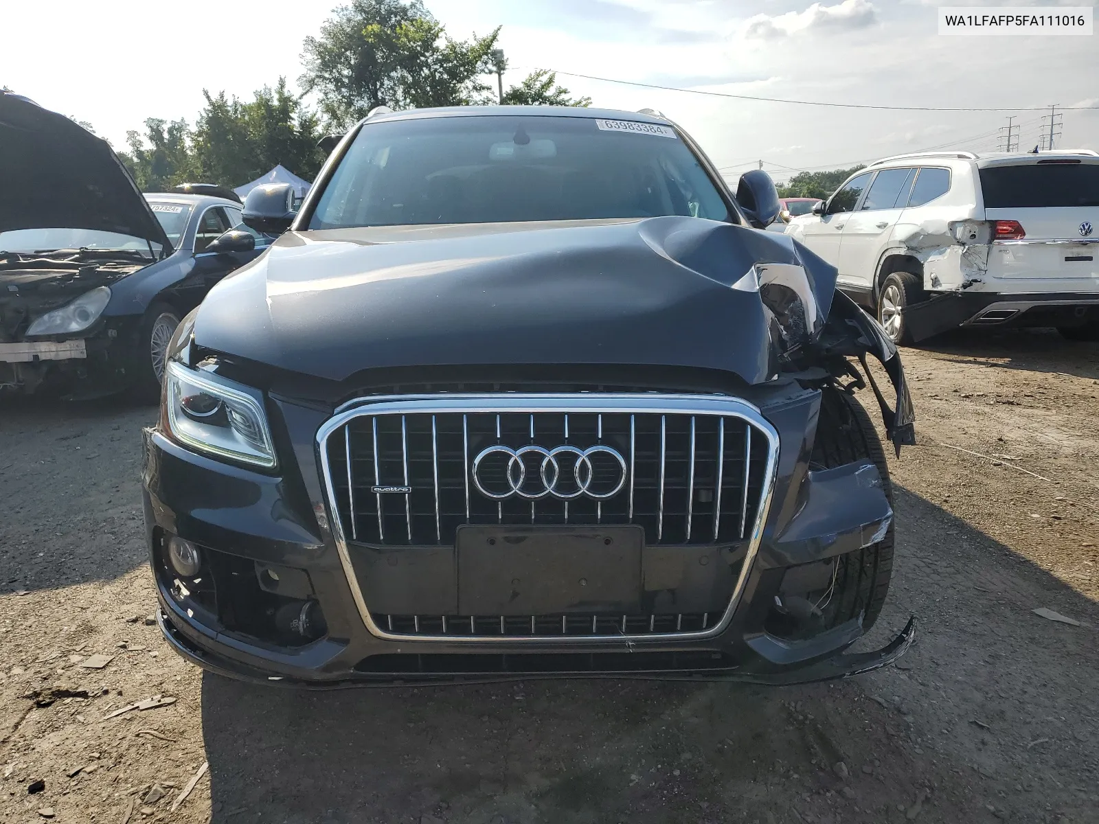 2015 Audi Q5 Premium Plus VIN: WA1LFAFP5FA111016 Lot: 63983384