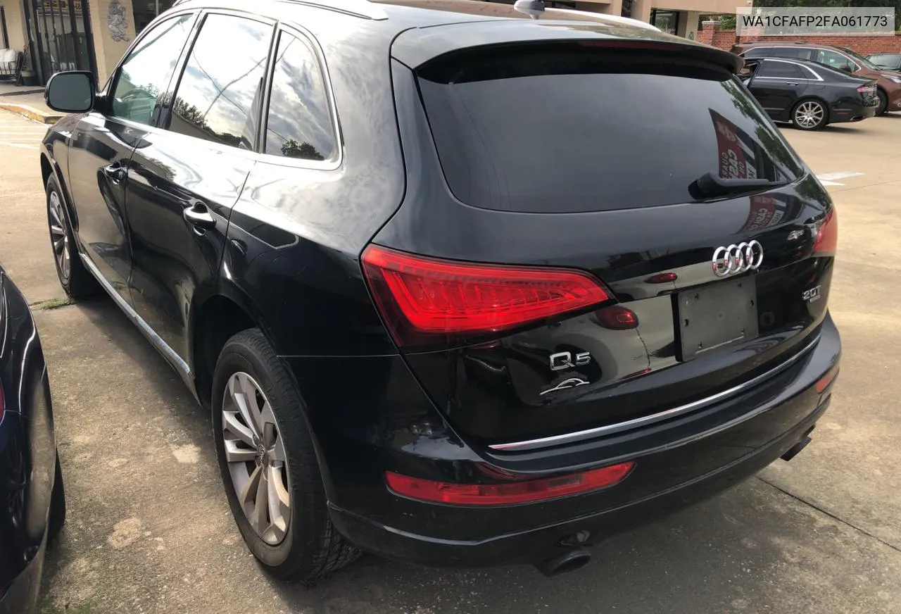 2015 Audi Q5 Premium VIN: WA1CFAFP2FA061773 Lot: 70525134