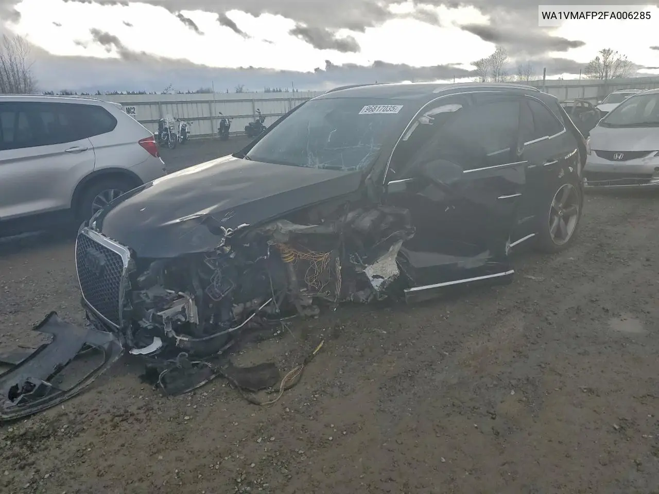 WA1VMAFP2FA006285 2015 Audi Q5 Tdi Prestige