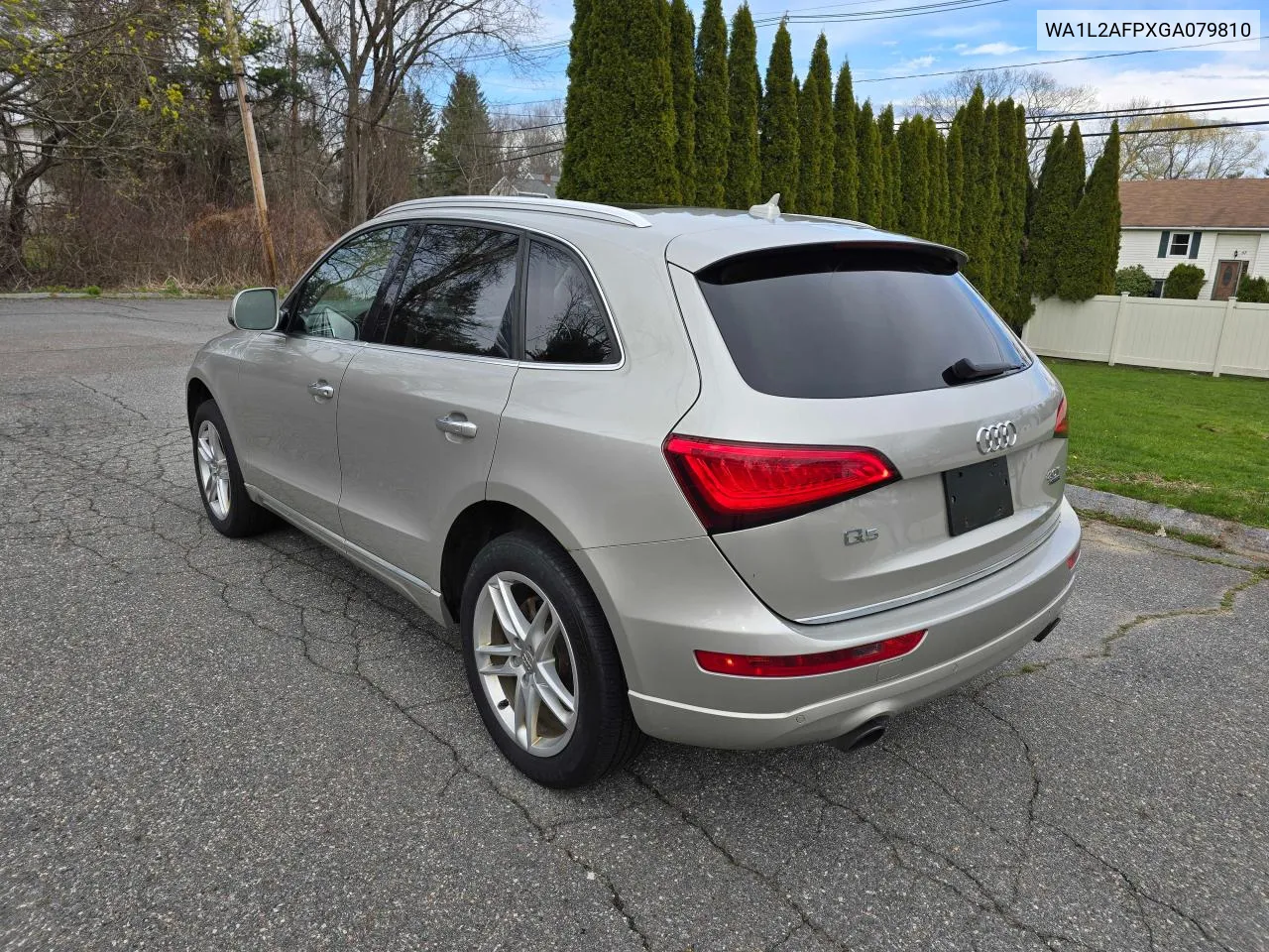 2016 Audi Q5 Premium Plus VIN: WA1L2AFPXGA079810 Lot: 60753174